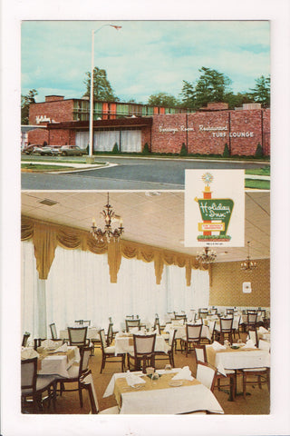 NY, Saratoga Springs - HOLIDAY INN postcard - Broadway and Circular St - w02050