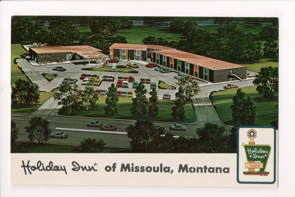 MT, Missoula - HOLIDAY INN postcard - Mullen Road - w02055