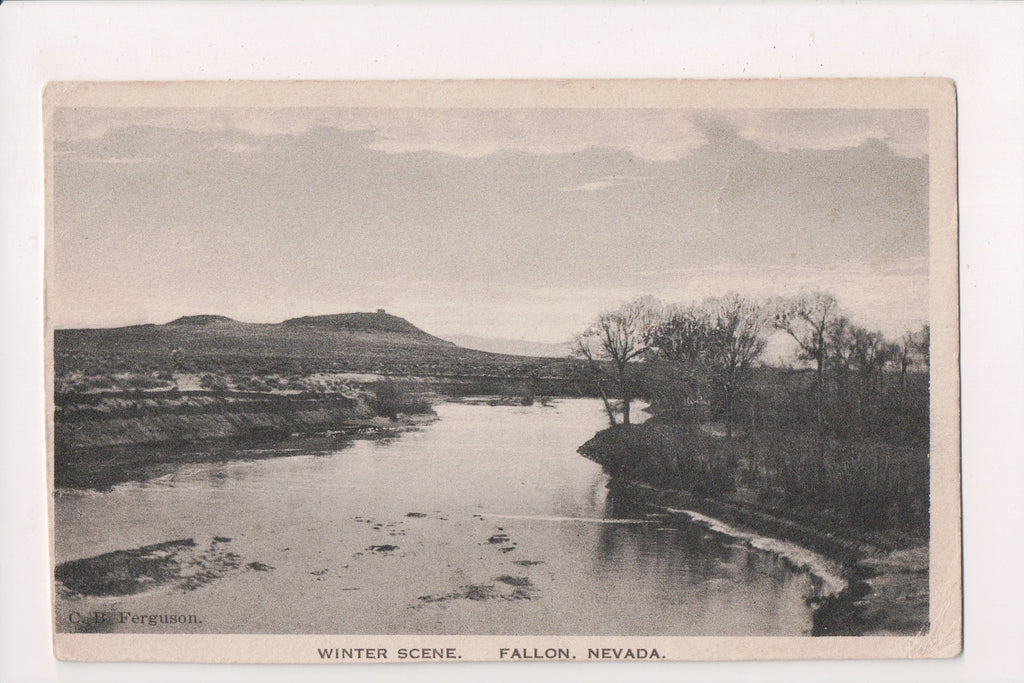 NV, FALLON - Winter Scene - C B Ferguson postcard - w02638