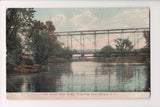 NY, Cortland - Fort Watson Street Bridge - Tioughnioga River - w02738