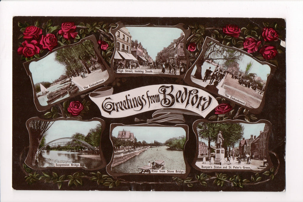 Foreign postcard - BEDFORD, Bedfordshire, UK - Greetings from - JR0031