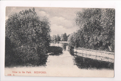 Foreign postcard - Bedford, Bedfordshire, UK - View in the Park - JR0033
