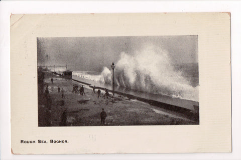 Foreign postcard - Bognor, Sussex - Rough Sea, huge splash spray - JR0012