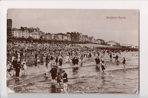 Foreign postcard - BRIGHTON BEACH, Sussex - RPPC - JR0016