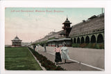 Foreign postcard - Brighton, Sussex - Madeira Rd Lift and Bandstand - JR0026