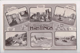 Foreign postcard - HASTINGS, Sussex - Greetings from, multi view - JR0013