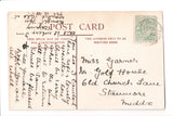 Foreign postcard - Hawkley, Hampshire, UK - School and Church - JR0005