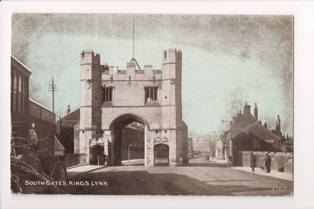 Foreign postcard - KINGS LYNN, Norfolk - Southgates - Dainty Series - JR0028