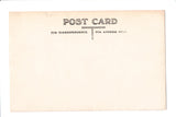 Foreign postcard - LITTLE STANMORE, UK - Man with cane, woman in yard - RPPC - J