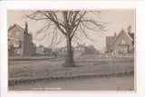 Foreign postcard - LITTLE STANMORE, UK - Man with cane, woman in yard - RPPC - J