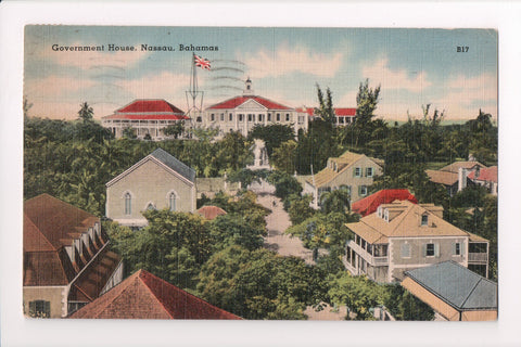 Foreign postcard - Nassau, Bahamas - Government House - B11011