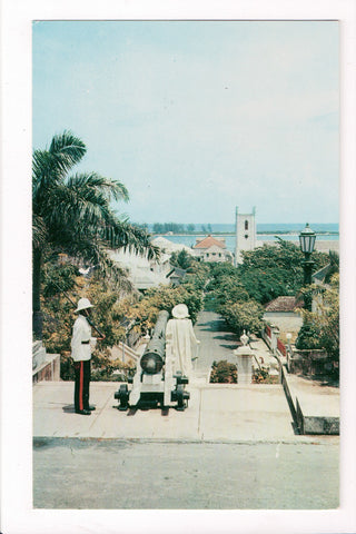 Foreign postcard - Nassau, Bahamas - view from Government House - F11046