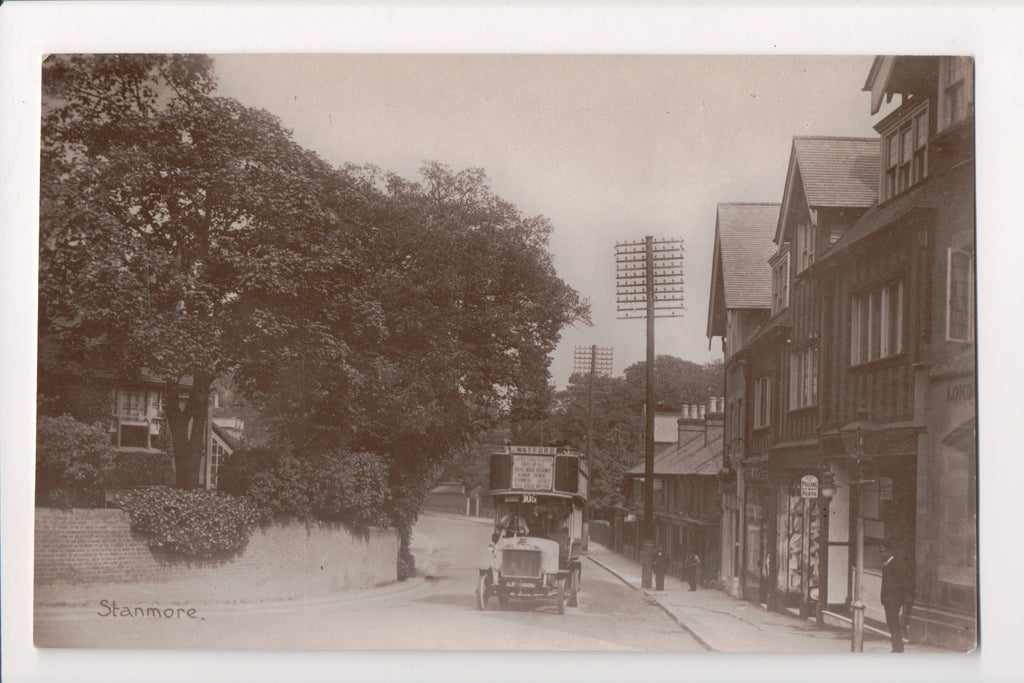 Foreign postcard - STANMORE, UK - Waterford Double Decker #105 (ONLY Digital Copy Avail) - JR0127