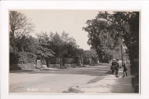 Foreign postcard - STANMORE, UK - Marsh Lane, kids (ONLY Digital Copy Avail) - JR0130