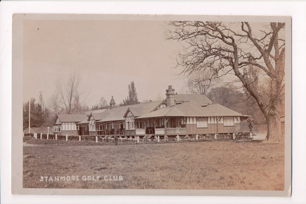 Foreign postcard - Stanmore, UK - Golf Club (ONLY Digital Copy Avail) - JR0131