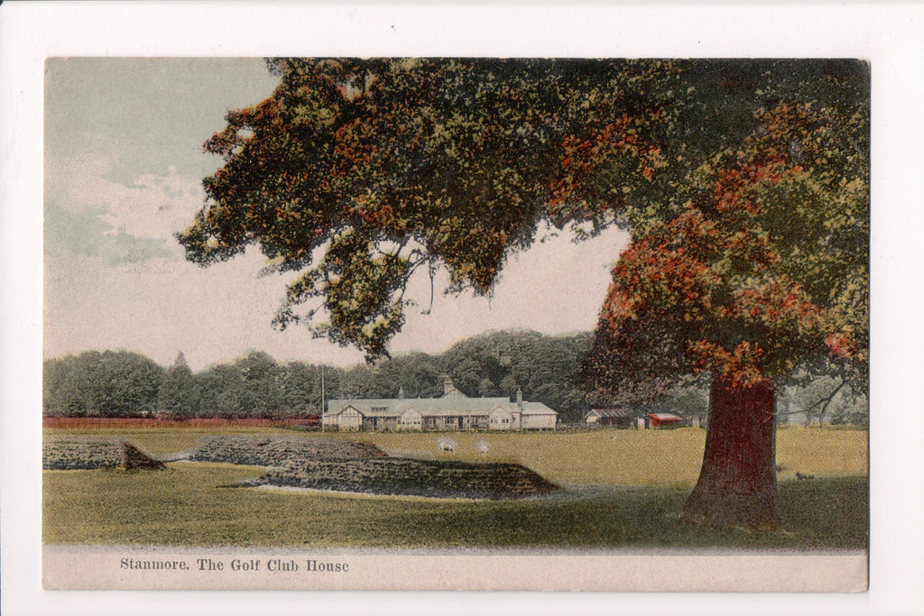 Foreign postcard - STANMORE, UK - Golf Club House - @1911 postcard - JR0132